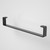 Urbane II Hand Wall Basin Integrated Rail Matte Black 99623B