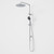 Urbane II Rail Shower with Overhead 300mm Chrome