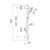 Urbane II Rail Shower Matte Black 99631B4E