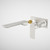 Urbane II 180mm Wall Basin/Bath Trim Kit Rectangular Cover Plate Brushed Nickel 99638BN6A