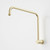 Urbane II 460mm Upswept Shower Arm Brushed Brass 99642BB