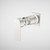 Urbane II Bath/Shower Trim Kit Square Cover Plate Brushed Nickel 99654BN