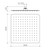 Urbane II 300mm Square Rain Shower Gunmetal 99655GM3A