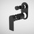 Urbane II Bath/Shower Mixer With Diverter Trim Kit Round Cover Plate Matte Black 99661B