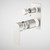 Urbane II Bath/Shower Mixer With Diverter Trim Kit Rectangular Cover Plate Brushed Nickel 99662BN