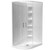 Cezanne Rounded Shower 1200 x 800mm 2-Sided Mld Wall Sliding Door Centre Waste White 1CZ2W28RMCRX
