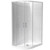 Cezanne Rounded Shower For Tile 1200 x 800mm 2-Sided Sliding Door Centre Waste White 1CZ2W28RTLRX