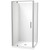 Millennium Shower 1000mm Square 2-Sided Flat Wall Centre Waste Satin 1ML2S11SFL1X