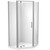 Millennium Angled Shower 1000 x 1000mm 2-Sided Flat Wall Satin 1ML2S11CFL1X