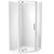 Millennium Angled Shower 1000 x 1000mm 2-Sided Flat Wall White 1ML2W11CFL1X