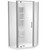 Millennium Angled Shower 1000 x 1000mm 2-Sided Moulded Wall Satin 1ML2S11CMC1X