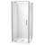 Millennium Shower 900mm Square 2-Sided Flat Wall Centre Waste Satin 1ML2S99SFL9X