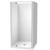 Sierra 1000mm Square Shower For Tiled Walls 3-Sided Centre Waste White 1SI2W111TL1X