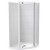 Sierra 1000mm Angled Shower for Tiled Walls 2-Sided White 1SI2W11CTL1X