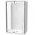 Sierra 1200 x 900mm Rectangle Shower For Tiled Walls 2-Sided 1200mm Pivot Door Satin 1SI2S29STL2X