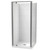 Sierra 900mm 2-Sided Square Tiled Wall Centre Waste Satin 1SI2S99STL9X