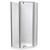 Sierra 900mm Angled Shower for Tiled Walls 2-Sided Satin 1SI2S99CTL9X
