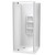 Sierra 900mm Square Shower 2-Sided Moulded Wall Pivot Door Corner Waste White 1SI2W99SMS9C