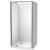 Sierra 1000mm Square Shower For Tiled Walls 3-Sided Corner Waste Satin 1SI2S111TL1C