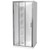 Cezanne Shower Square 900mm 3-Sided Moulded LH Wall Sliding Door Corner Waste Bright 1CZ2B999ML9C