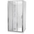 Cezanne Shower Square 1000mm 3-Sided Moulded Left Wall Sliding Door Corner Waste Bright 1CZ2B111ML1C