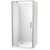 Millennium Shower 900mm Square 3-Sided Flat Wall Corner Waste Satin 1ML2S999FL9C