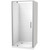 Millennium 1000mm Square Shower For Tiled Walls 3-Sided Corner Waste Satin 1ML2S999TL9C