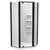 Sierra 900mm Angle Corner Shower 2-Sided Moulded Wall Black 1SI2K99CMS9X