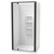 Sierra 1000 x 900mm Rectangle Shower 3-Sided Moulded Wall 1000mm Pivot Door Black 1SI2K919MB1X