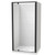 Sierra 1000 x 900mm Rectangle Shower For Tiled Walls 3-Sided 1000mm Pivot Door Black 1SI2K919TL1X