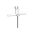 Universal Wiper & Hanger 247 x 255 x 22mm Chrome UW