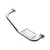 Sentinel Stability Rail & Soap Basket 415 x 250mm Elbow Polished Stainless Steel GRESC