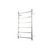 Quibs Towel Frame 600 x 800mm 6-Rung Polished Stainless Steel ETFQ800