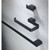 Studio 1 Noir Towel Rail 645 x 25mm Black STTR600N