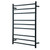 Genesis Nero Towel Warmer 800 x 1025mm 9-Rung Extended Black WG1025EN