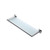 Heiko Shelf 550 x 155 x 55mm Glass Polished Stainless Steel HGS