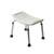 Shower Stool 495 x 295mm White SSADJ