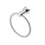 Centro Towel Stirrup 160 x 180mm Ring Chrome YCTRS