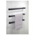 Strata Loft Noir Towel Warmer 690 x 50mm Single Black WLS690N