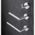 Heiko Robe Hook 55 x 55 x 60mm Brushed Stainless Steel HRHB