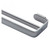 Centro Nero Towel Stirrup 200 x 151mm Square Black YCTRSSN
