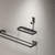 Podium Towel Rail 600 x 30mm Gunmetal PODTR600GM