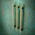 Studio 1 Towel Warmer 1000 x 40mm Single Vertical Brushed Brass WSSPLV1000BB
