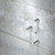 Aura Robe Hook 40 x 40mm Brushed Nickel AURHBN