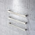Strata Annex Towel Warmer 632 x 50mm Single Brushed Nickel WAS632BN