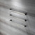 Strata Annex Towel Warmer 632 x 50mm Single Gunmetal WAS632GM