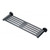 Aura Noir Shelf 444 x 120 x 40mm Metal Black AUSN
