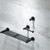 Aura Noir Shelf 444 x 120 x 40mm Metal Black AUSN