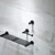 Aura Noir Toilet Roll Holder 150 x 40mm Black AUTRNN