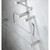 Genesis Hand Towel Rail 400 x 80 x 22mm Hand Polished Stainless Steel GTR374